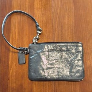 Coach 4x6 Inch Metallic Wristlet
